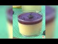 panna cotta au coeur de lemon curd et coulis de myrtilles