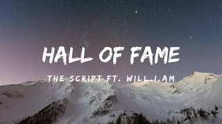 The Script - Hall Of Fame ft  will i am (Lyrics)