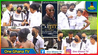 SAD..AFIA SCHWAR's Mum weeps at father’s funeral; Tracey Boakye and other celebs arrive