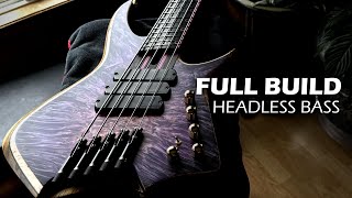 I Built a Headless Bass with Dingwall Pickups (Full Build \u0026 Demo)