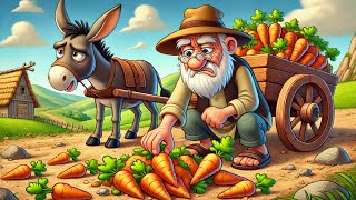 🐴 🌲 Як віслюки не поділили моркву 🥕 | Українська народна казка 📖