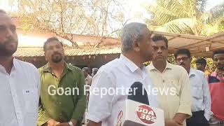 Goan Reporter : Minister Sudin Dhavlikar pays respect to Former Ponda MLA Lavoo Mamledar