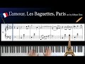 “L’amour, Les Baguettes, Paris” | 피아노 솔로 악보