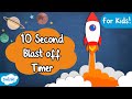 Rocket Blast Off | 10 Second Countdown Time | Space travel