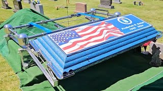 The Wilbert Veteran Triune Full Committal Set-Up Process