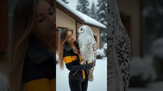 They were happy with the giant owl #shorts