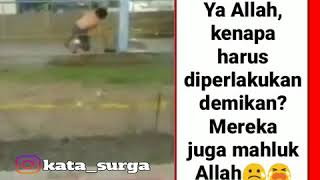 ASTAGFIRULLAH...PERLAKUAN BIADAB MANUSIA😭