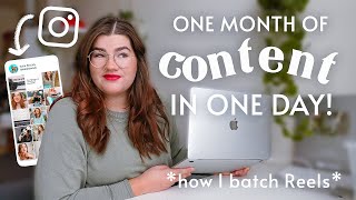 My Instagram Content Creation Process | Batch create with me! 📸
