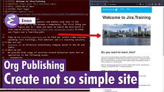 Org-mode - Create not so simple website