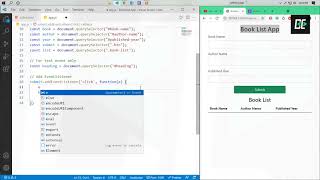 Book List App by HTML, CSS & JavaScript Basic JavaScript Project