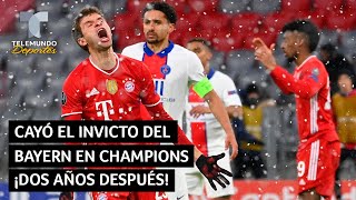 Cayó el invicto del Bayern en Champions ¡dos años después! | Telemundo Deportes