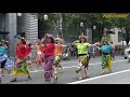 一般どんたく隊 （ふくや・フリーダンス21・立正佼成会・やずや・日向ひょっとこ踊り・ティニハウタヒチ・宮田学園・味の兵四郎・粕屋町）博多どんたく港まつり　どんたく広場パレード⑬