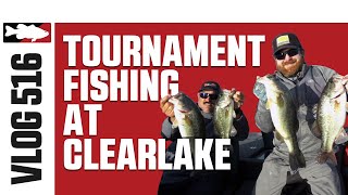 Jared Lintner and Corey Fishing ABA Tournament at Clear Lake - Tackle Warehouse VLOG #516