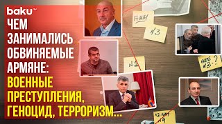 В Баку объявлены эпизоды уголовных действий, совершенных обвиняемыми армянского происхождения