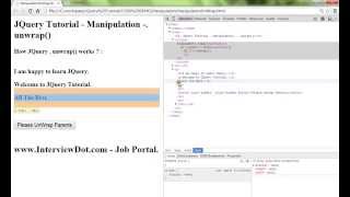 JQUERY UNWRAP METHOD DEMO