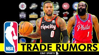 MAJOR NBA Trade Rumors On Damian Lillard, James Harden, Zach LaVine And Donovan Mitchell