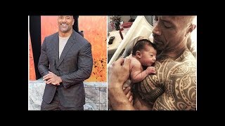 Babylycka: Dwayne ”The Rock” Johnson har fått en dotter