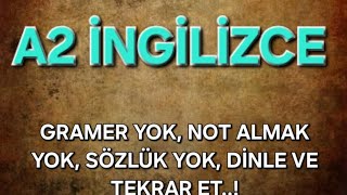 A2 İNGİLİZCE ( Video 68 ) DİNLE VE TEKRAR ET.KİTAP OKUR GİBİ DİL ÖĞRENECEKSİNİZ.