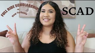 How I Got A FULL RIDE to SCAD + Application Process | Mackenzie Marie