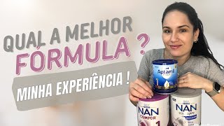 Fórmula infantil!Qual a melhor? Minha experiência com o Nan espessar, Comfor e Aptamil!