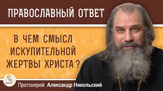 В ЧЁМ СМЫСЛ ИСКУПИТЕЛЬНОЙ ЖЕРТВЫ ХРИСТА ?  Протоиерей Александр Никольский