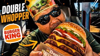Burger King double whopper with cheese.