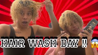 WASH DAY !! Wash My Hair With Me 🙈😱 IT FELL OUT