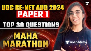 UGC Re-NET 2024 Paper 1 | UGC NET Paper 1 Top 30 Questions for Re Exam | Kajol Rupchandani