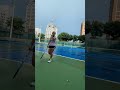 自己拖地+自主練習 #tennis