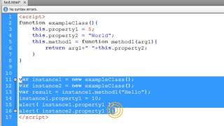 JavaScript Class OOP Tutorial Intro to Object Oriented Programming