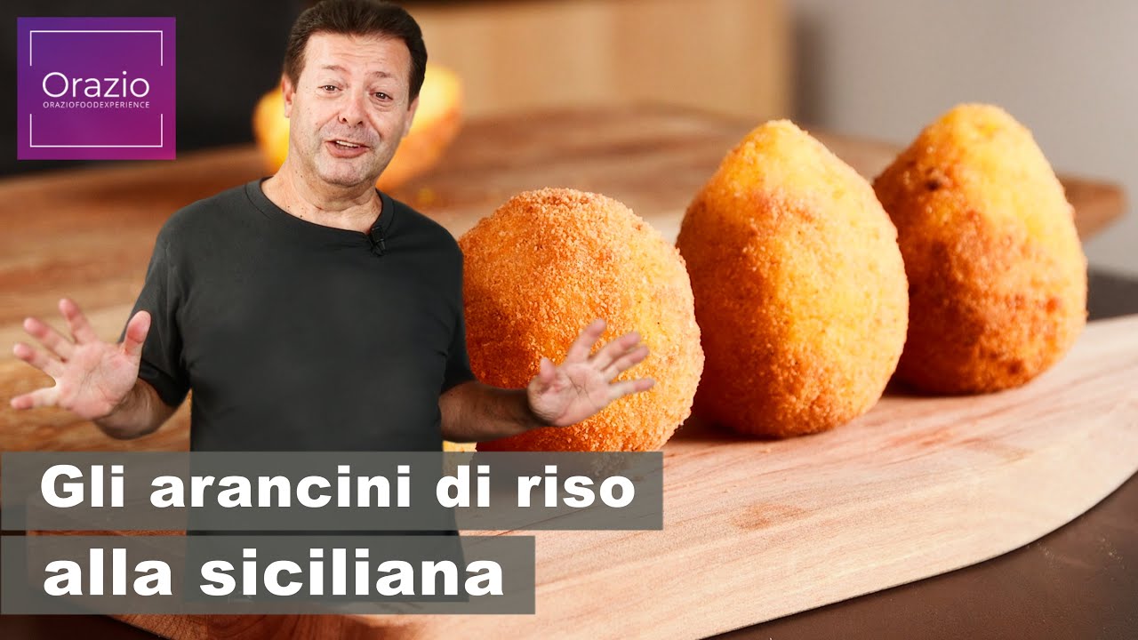 GLI ARANCINI DI RISO ALLA SICILIANA - La Ricetta Passo Passo - YouTube