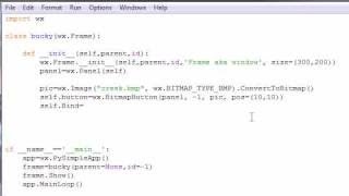 wxPython Programming Tutorial - 9 - Custom Bitmap Buttons
