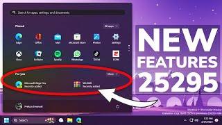 Enable New Hidden Features in Windows 11 25295 - New Ambient Lighting, New Start Section and more