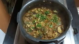 రాయలసీమ పొట్టేలు తలకాయ కూర | Goat head curry Andhra style | #nonveg #andhrafood @maanviskitchen