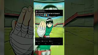 Rock lee vs Garaa #anime #animeedit #shorts #naruto #rocklee #garaa #edit