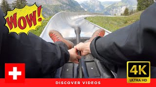 EXCITING Mountain Coaster Switzerland🇨🇭 | Kandersteg Oeschinensee