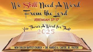 Mid Week Worship | Dr. Harold A. Carter, Jr. | January 29, 2025