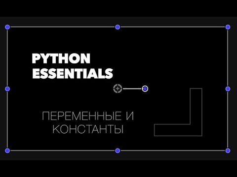 Python Essentials // Урок 1 // Переменные и константы - YouTube