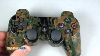 Digital Army Camo Modded PS3 Controller Exclusively from GamingModz.com