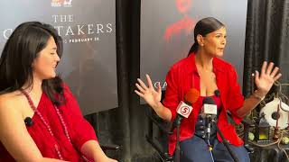 FULL INTERVIEW: IZA CALZADO AT DIMPLES ROMANA MANANAKOT SA VALENTINES!!! TALKS ABOUT SAPAWAN ON SET