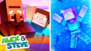 WOULD YOU RATHER (Minecraft Animation) - Alex and Steve Life