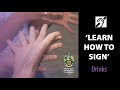 Learn how to sign: Order drinks - using British Sign Language