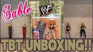 TBT UNBOXING!! WWF WWE Jakks Pacific BCA Sable Action Figure Toy Review!!