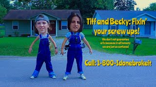 Tiff and Becky: Fixin' your screw ups