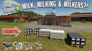 A GUIDE TO… NEW MILK ANIMALS AND PRODUCTS ON FARMING SIMULATOR 25?!