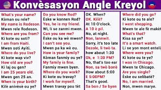 Konvèsasyon Angle Kreyol - Aprann pale angle depi 0 - Anglè fasil - Vin aprann pale anglè natif