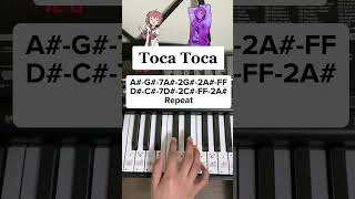 Toca Toca (Piano Tutorial) #TikTok