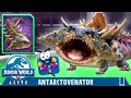 NEWLY BUFFED ANTARCTOVENATOR (JURASSIC WORLD ALIVE)