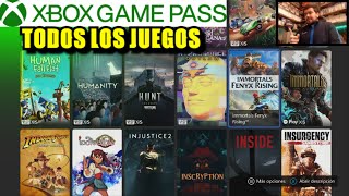 XBOX GAME PASS 2025 ✅ Lista de todos los juegos disponibles y Recomendaciones (Enero de 2025)