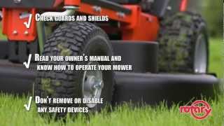 Rotary Corporation Lawn Mower Safety Tips